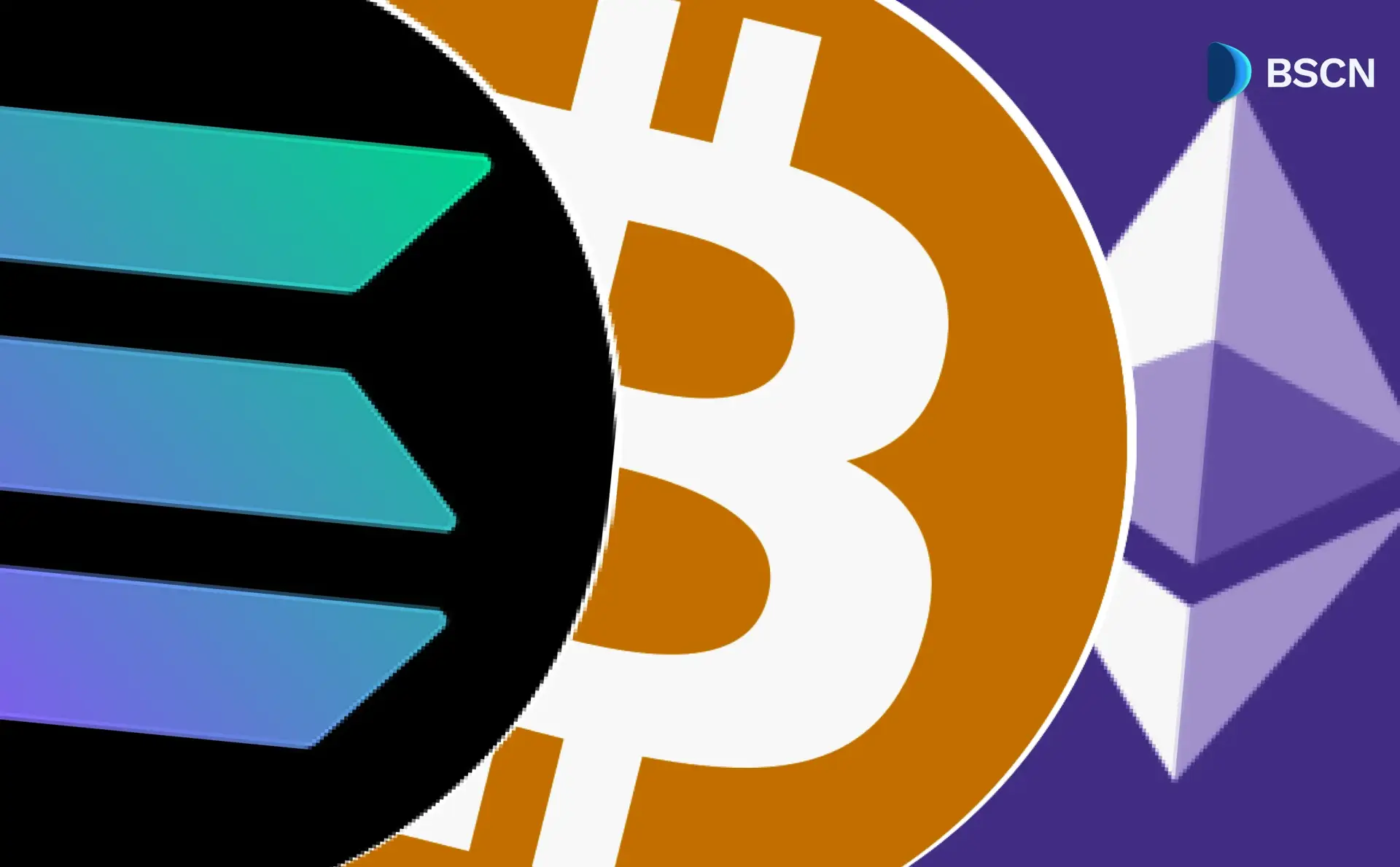 Bitcoin dẫn đầu đợt điều chỉnh thị trường khi phe bò bảo vệ mức hỗ trợ dài hạn; Ethereum và Solana cũng theo sau.
