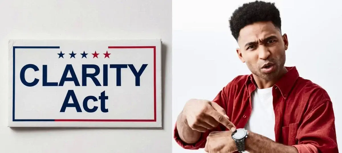 o luật CLARITY phải đối mặt với cuộc chạy đua với thời gian